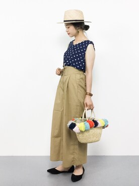 isaさん(レディース・155cm)の夏コーディネート