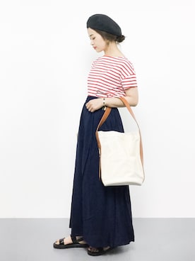 isaさん（レディース・155cm）の夏コーディネート