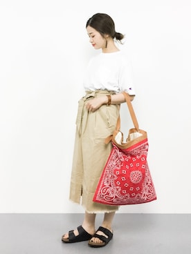 isaさん（レディース・155cm）の夏コーディネート