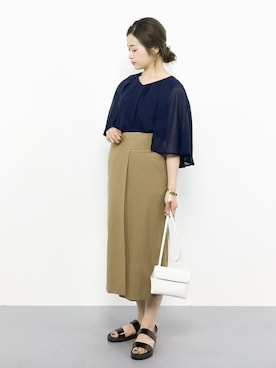 isaさん（レディース・155cm）の夏コーディネート