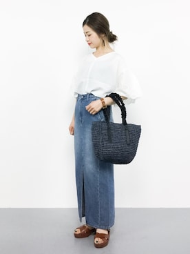 isaさん（レディース・155cm）の夏コーディネート