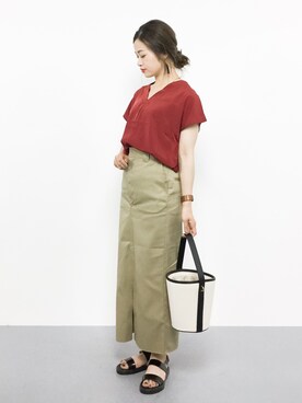 isaさん（レディース・155cm）の夏コーディネート