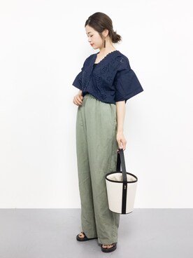 isaさん（レディース・155cm）の夏コーディネート