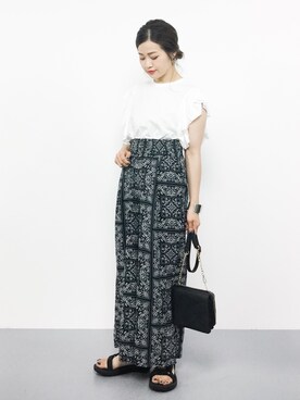 isaさん(レディース・155cm)の夏コーディネート