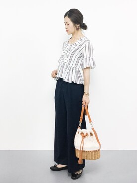 isaさん（レディース・155cm）の夏コーディネート