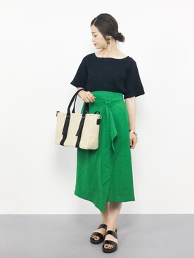 isaさん（レディース・155cm）の夏コーディネート