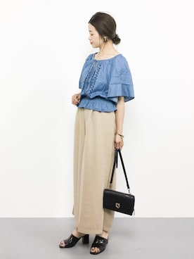 isaさん（レディース・155cm）の夏コーディネート