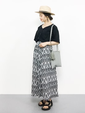 isaさん（レディース・155cm）の夏コーディネート