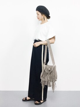 isaさん（レディース・155cm）の夏コーディネート