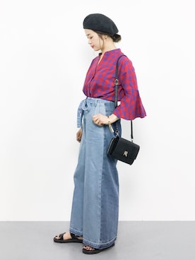 isaさん（レディース・155cm）の夏コーディネート