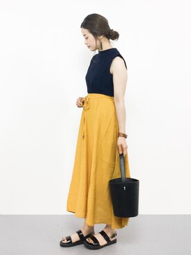 isaさん（レディース・155cm）の夏コーディネート