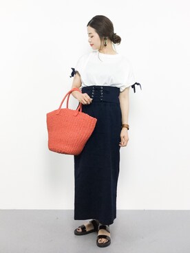 isaさん（レディース・155cm）の夏コーディネート