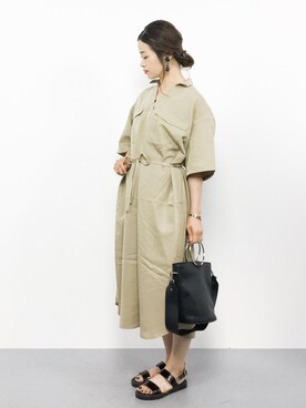 isaさん（レディース・155cm）の夏コーディネート