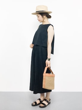 isaさん（レディース・155cm）の夏コーディネート