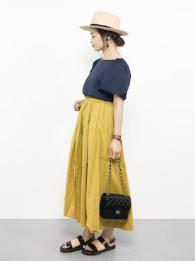 isaさん（レディース・155cm）の夏コーディネート