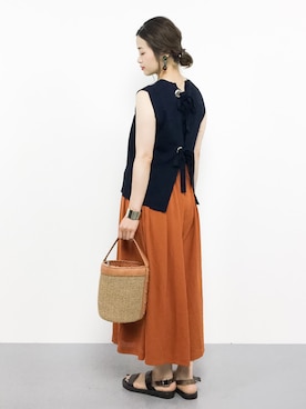 isaさん（レディース・155cm）の夏コーディネート