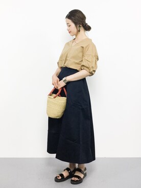 isaさん（レディース・155cm）の夏コーディネート