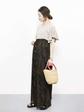 isaさん（レディース・155cm）の夏コーディネート