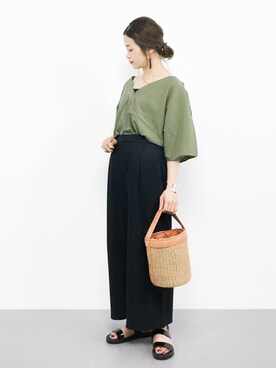 isaさん（レディース・155cm）の夏コーディネート