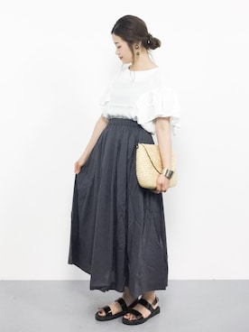 isaさん（レディース・155cm）の夏コーディネート