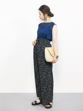 isaさん（レディース・155cm）の夏コーディネート