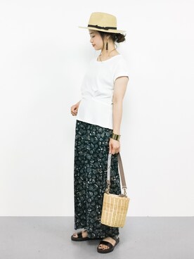 isaさん（レディース・155cm）の夏コーディネート