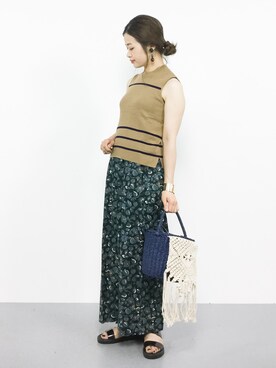 isaさん（レディース・155cm）の夏コーディネート