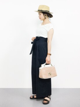 isaさん（レディース・155cm）の夏コーディネート