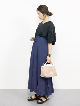 isaさん(レディース・155cm)の夏コーディネート