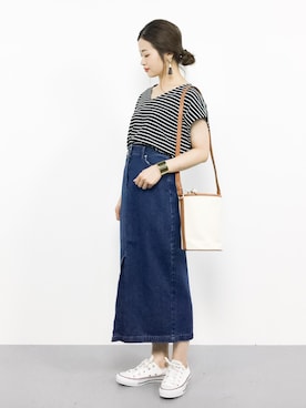 isaさん（レディース・155cm）の夏コーディネート