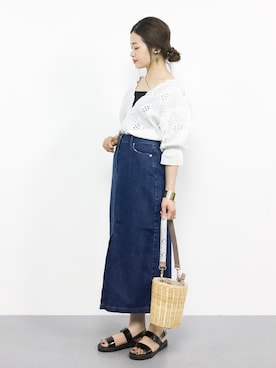 isaさん（レディース・155cm）の夏コーディネート