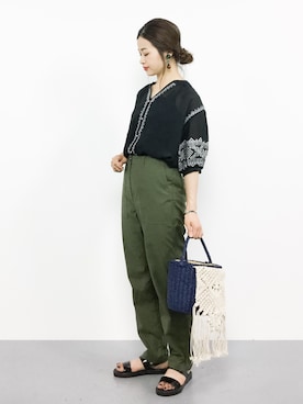 isaさん（レディース・155cm）の夏コーディネート