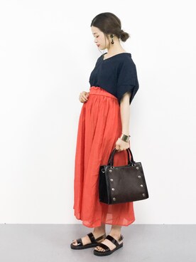 isaさん（レディース・155cm）の夏コーディネート