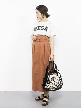 isaさん（レディース・155cm）の夏コーディネート