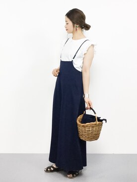 isaさん（レディース・155cm）の夏コーディネート