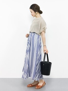 isaさん（レディース・155cm）の夏コーディネート