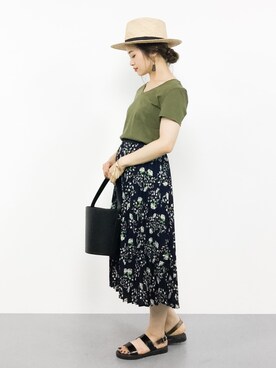 isaさん（レディース・155cm）の夏コーディネート