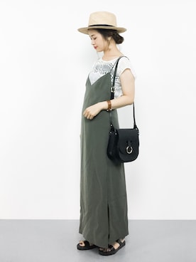 isaさん（レディース・155cm）の夏コーディネート