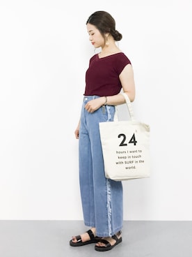 isaさん（レディース・155cm）の夏コーディネート