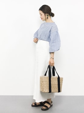 isaさん(レディース・155cm)の夏コーディネート