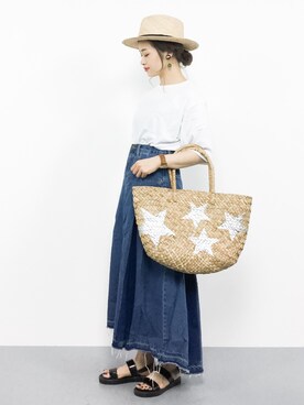 isaさん（レディース・155cm）の夏コーディネート