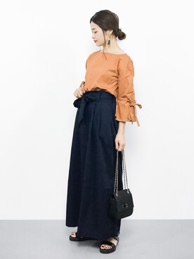 isaさん（レディース・155cm）の夏コーディネート