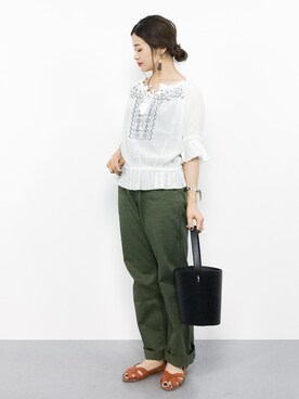 isaさん（レディース・155cm）の夏コーディネート