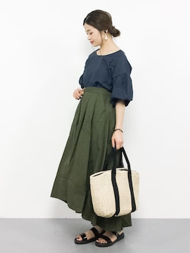 isaさん（レディース・155cm）の夏コーディネート