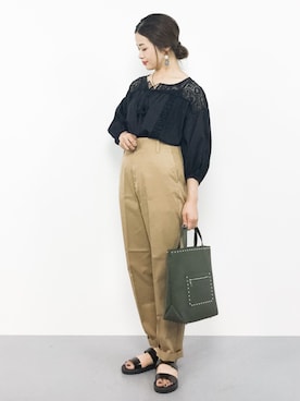 isaさん（レディース・155cm）の夏コーディネート