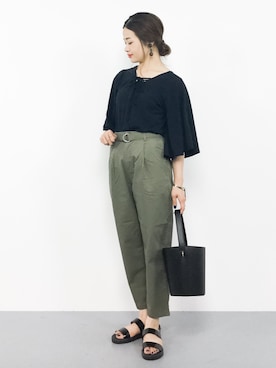 isaさん（レディース・155cm）の夏コーディネート