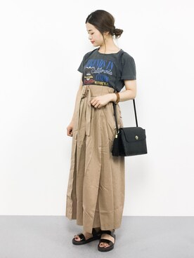 isaさん（レディース・155cm）の夏コーディネート