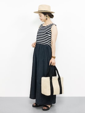 isaさん（レディース・155cm）の夏コーディネート