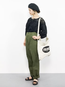 isaさん（レディース・155cm）の夏コーディネート