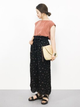 isaさん（レディース・155cm）の夏コーディネート